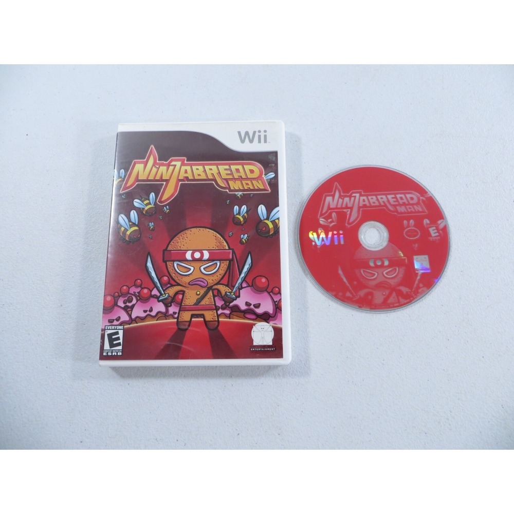 Ninjabread Man Nintendo Wii 2007 No Manual TESTED‎ WORKING